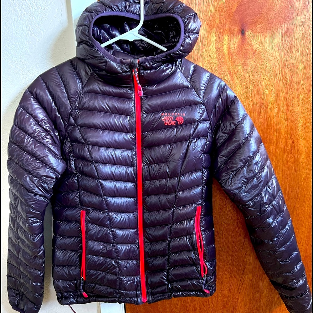 Size S Women’s Mountain Hardware Ghost Whisper Down Jacket.